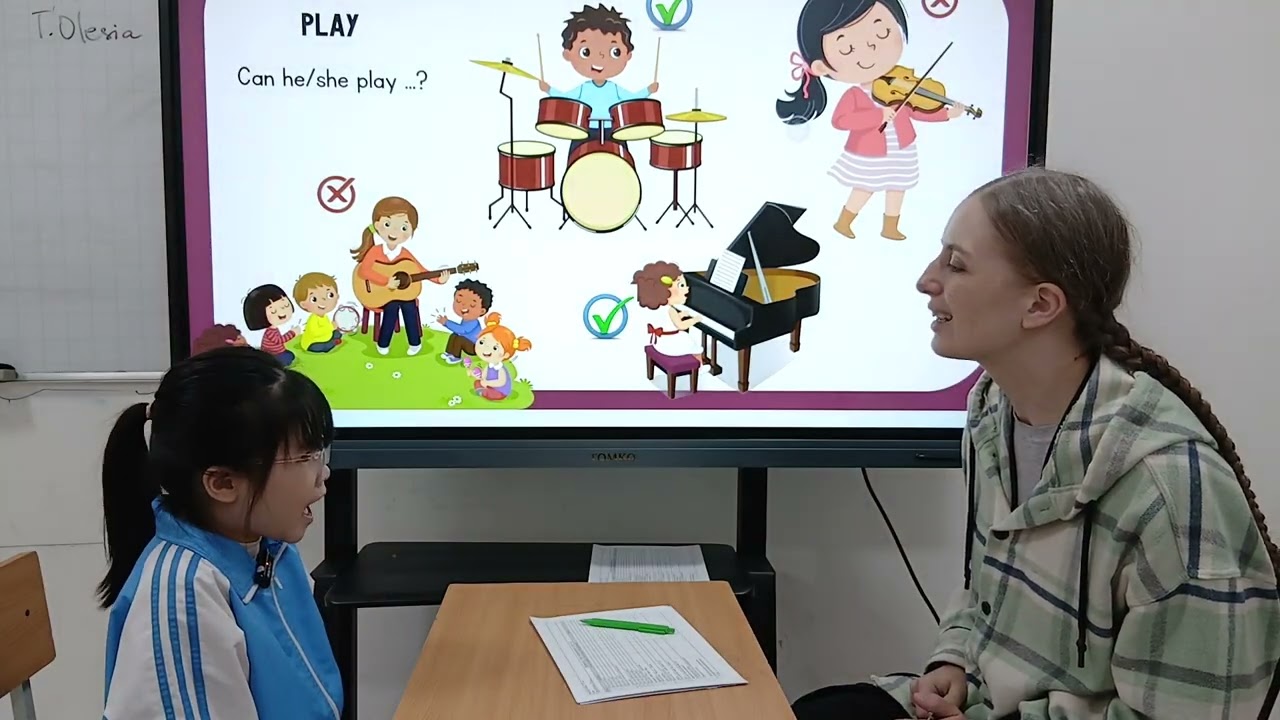 Thu Thảo MiMi speaking test unit 1-2 kid 1