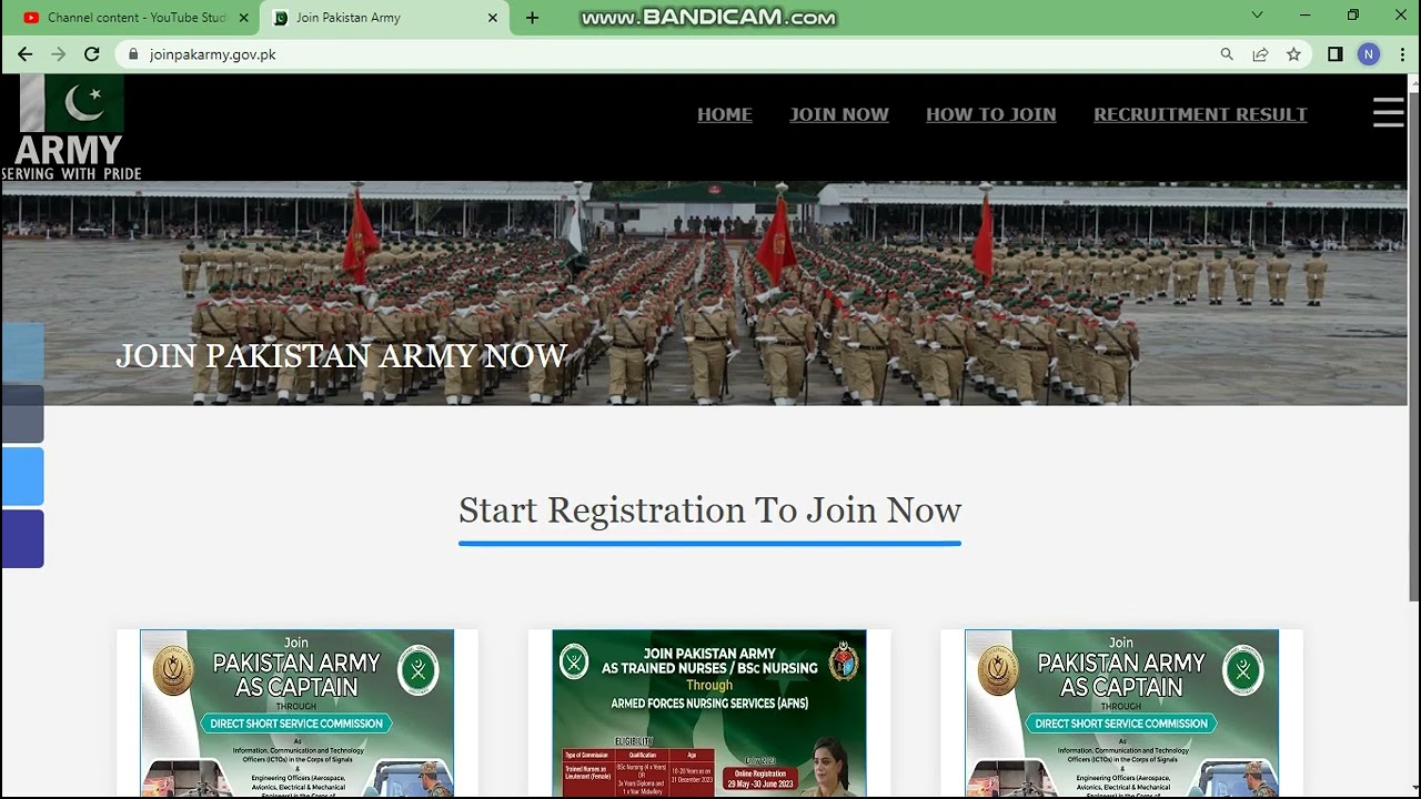 how to check roll no slip of AFNS in Army
