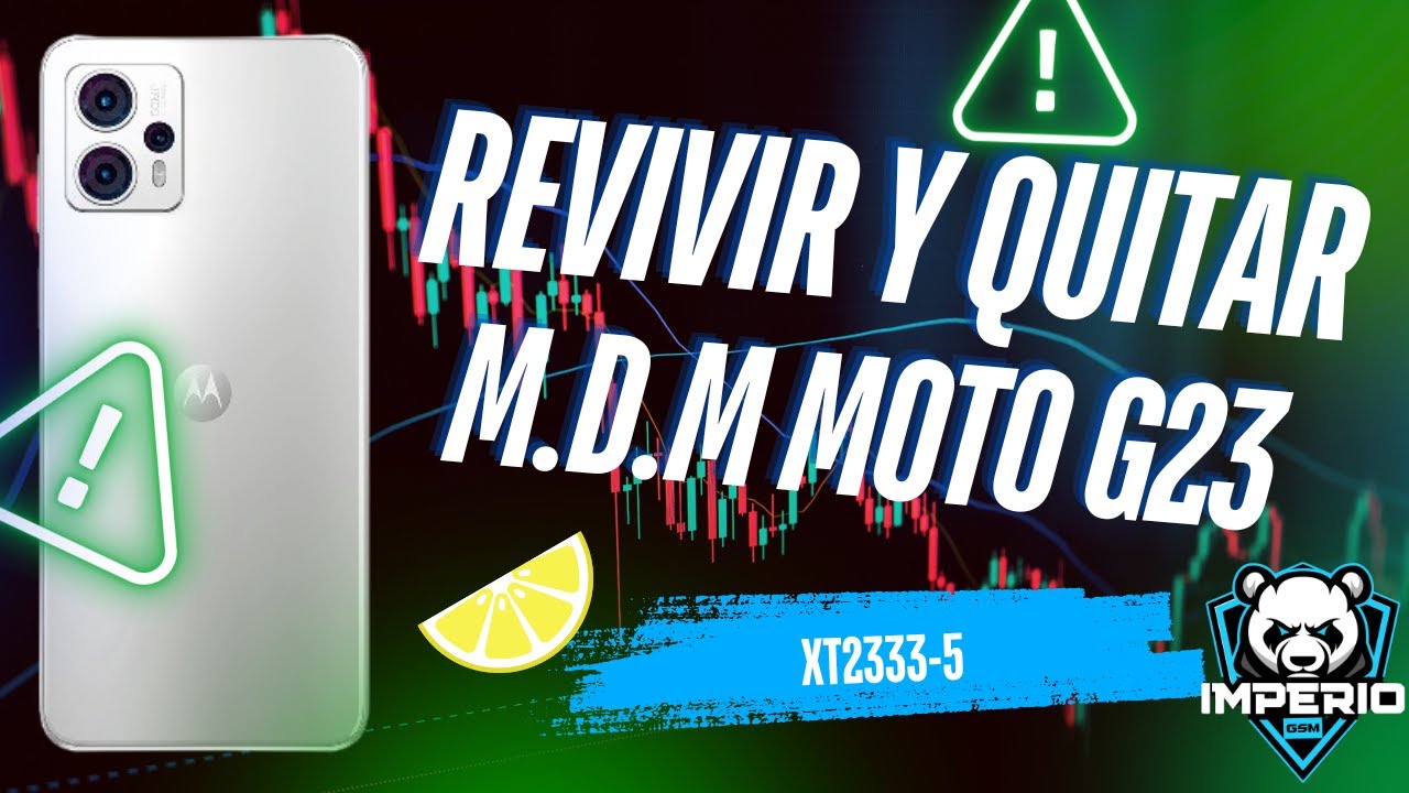 ✅ QUITAR M.D.M MOTO G23 | Unbrick y M.D.M Motorola G23 XT2333-5 Nuevo método 2025 | Unbrick Moto G23