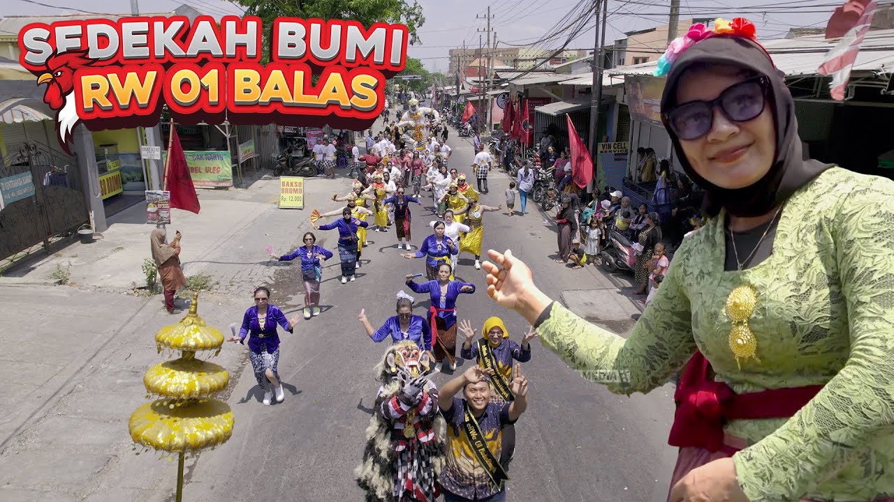Pawai Budaya 2023 RW 01 Balas Kec. Wiyung Surabaya