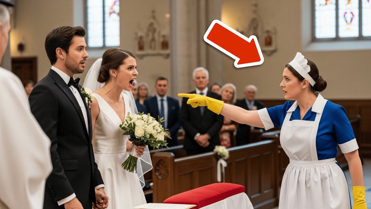 LA LIMPIADORA DIJO LA VERDAD EN EL ALTAR… Y EL MULTIMILLONARIO ROMPIÓ SU COMPROMISO