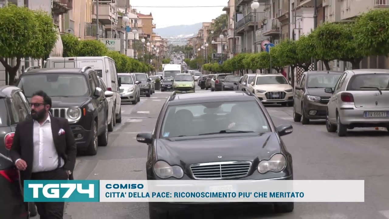 COMISO - CITTA' DELLA PACE, RICONOSCIMENTO PIU' CHE MERITATO