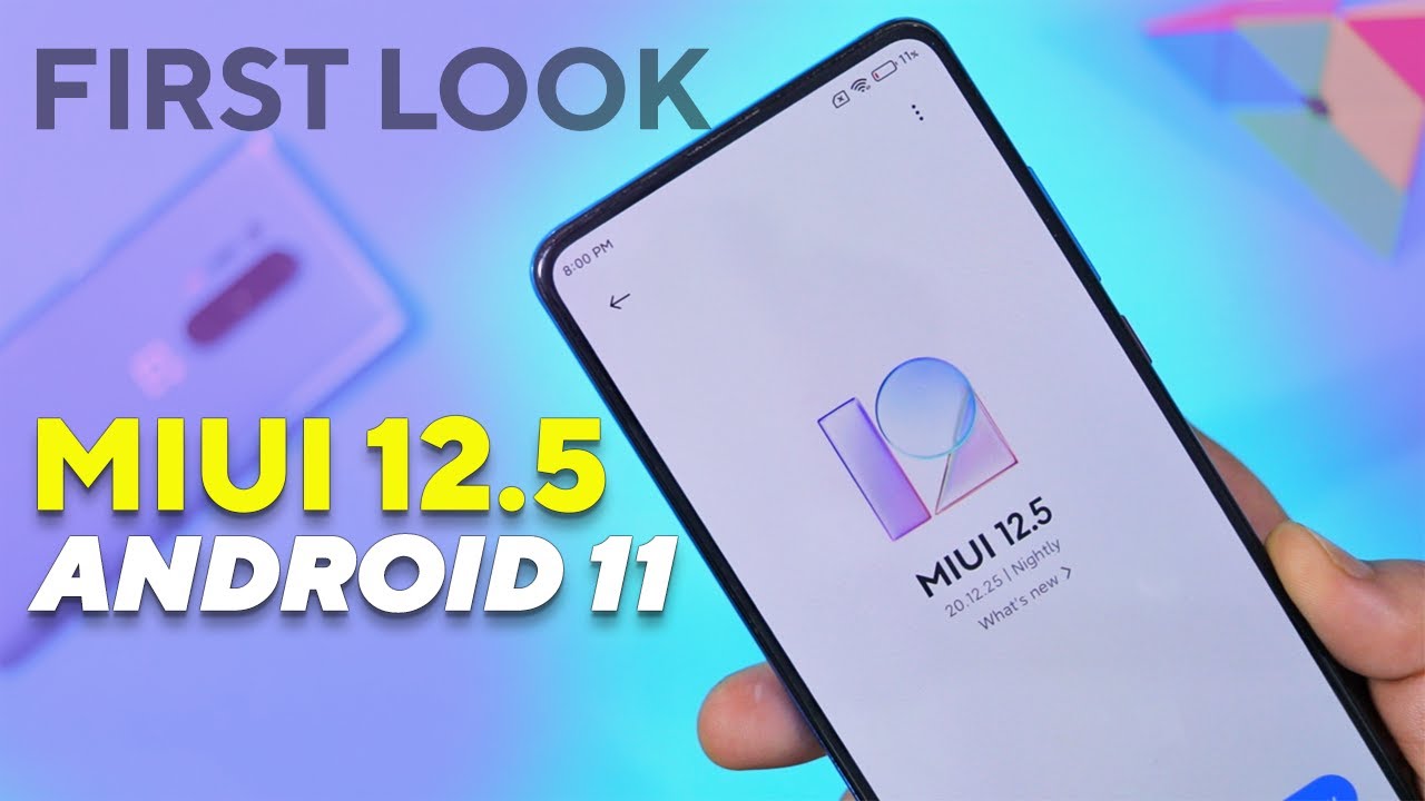FIRST LOOK : MIUI 12.5 ANDROID 11 Update | NEW Personalization, New UI, VOICE Changer & More...
