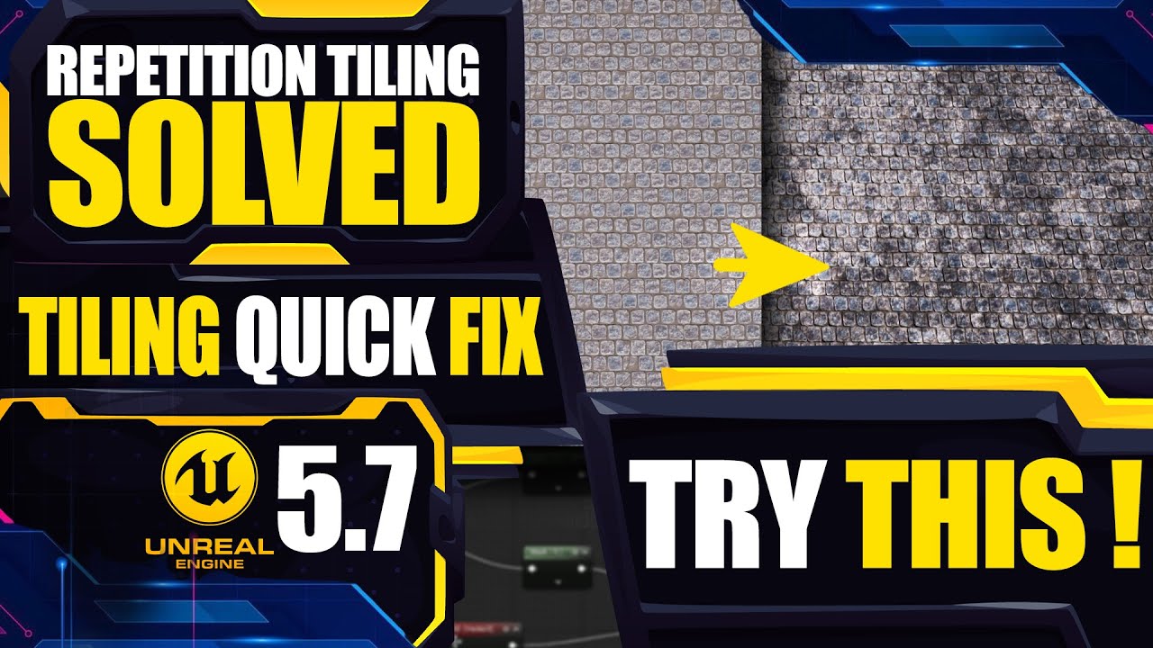 Fix Repetitive Tiling Textures in Unreal Engine 5.7 | Easy & Realistic Solution!