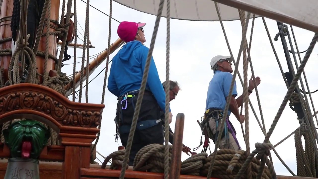 Tall Ship Kalmar Nyckel Sails The Delaware River From Bristol