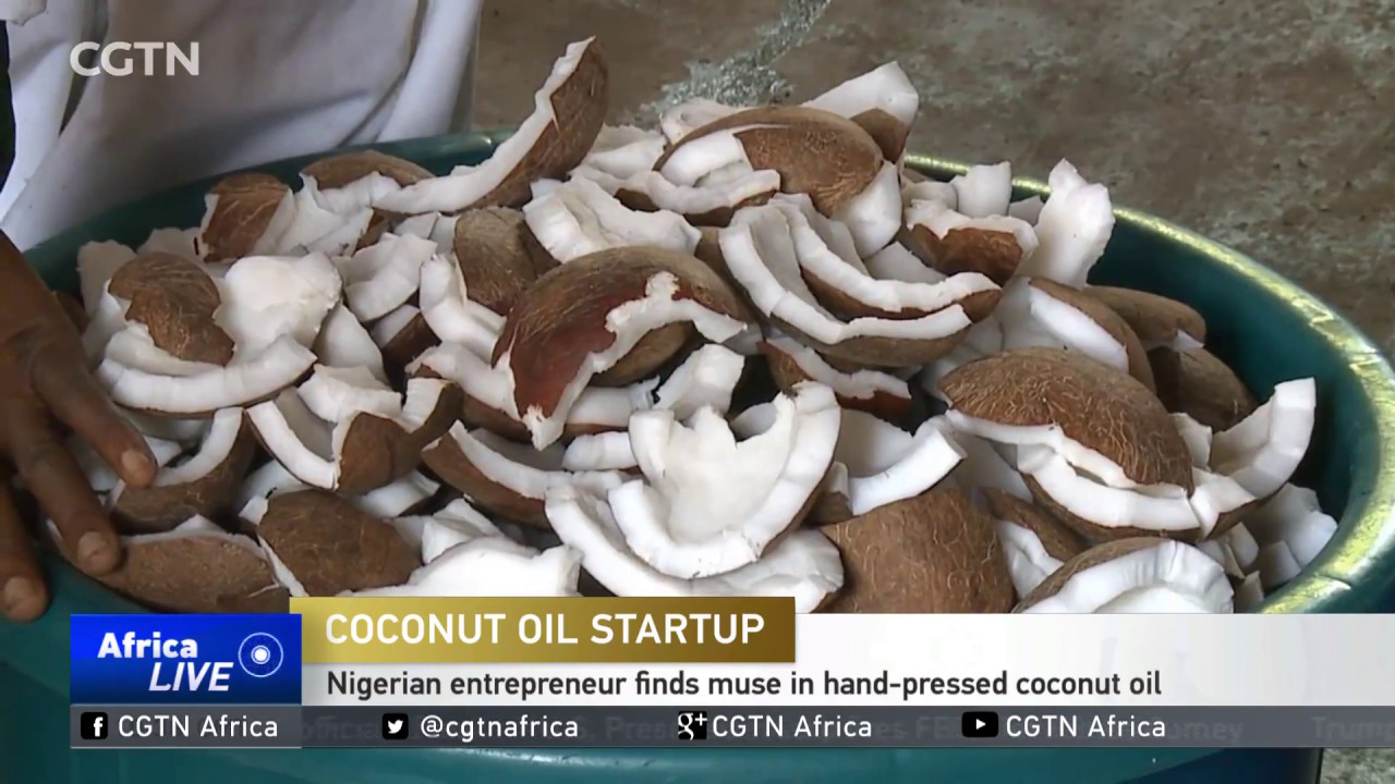 Nigerian entrepreneur finds muse in hand-pressed coconut oil
