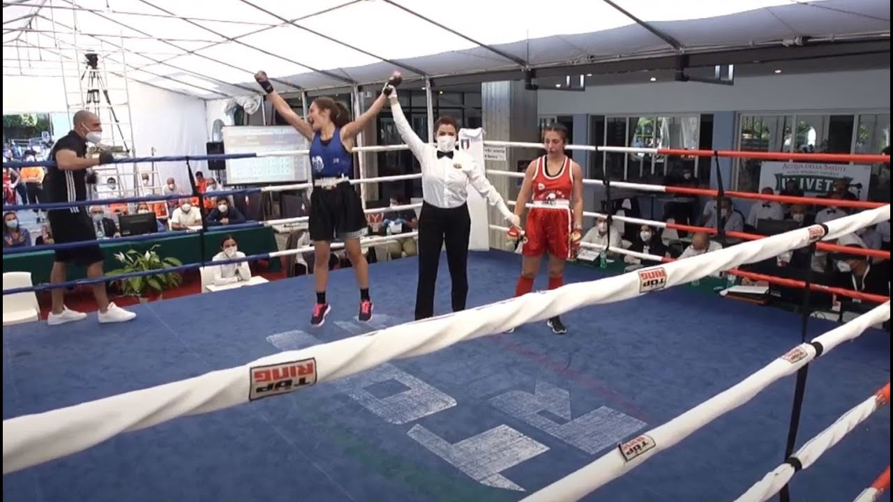 Finale campionati italiani di pugilato femminile schoolgirl categoria 54kg