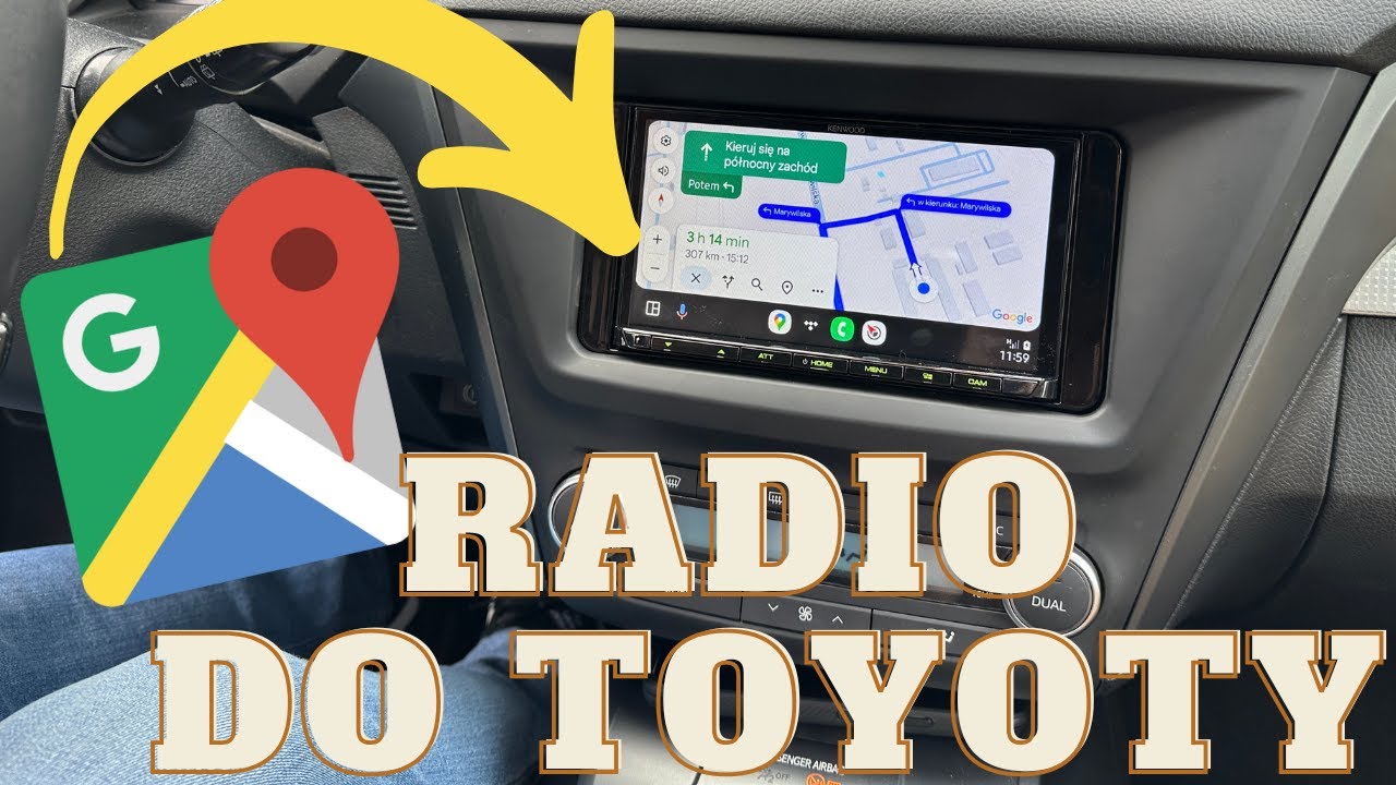 Radio Android Auto i CarPlay do Toyoty Avensis (Kenwood DMX8021DABS)