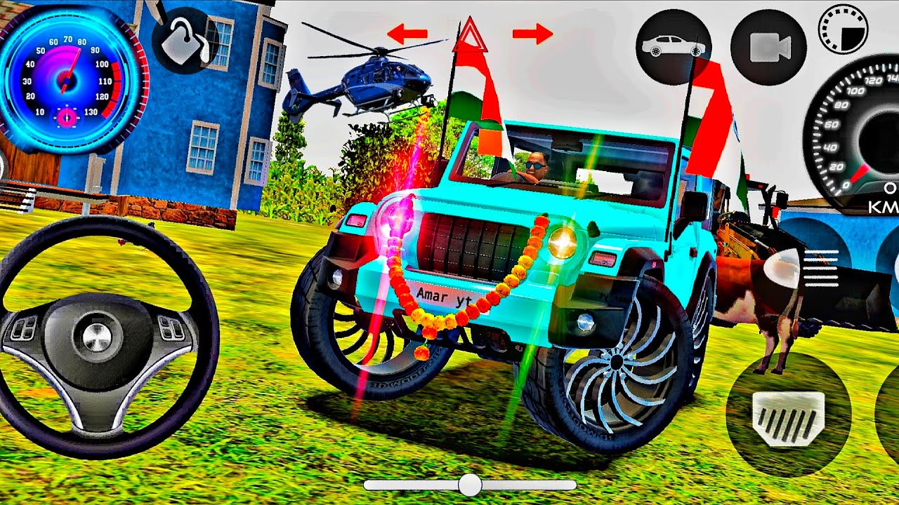 Dollar (Song) Modified Mahindra black Thar👿 || Indian Cars Simulator 3D || Android Gameplay Part 23