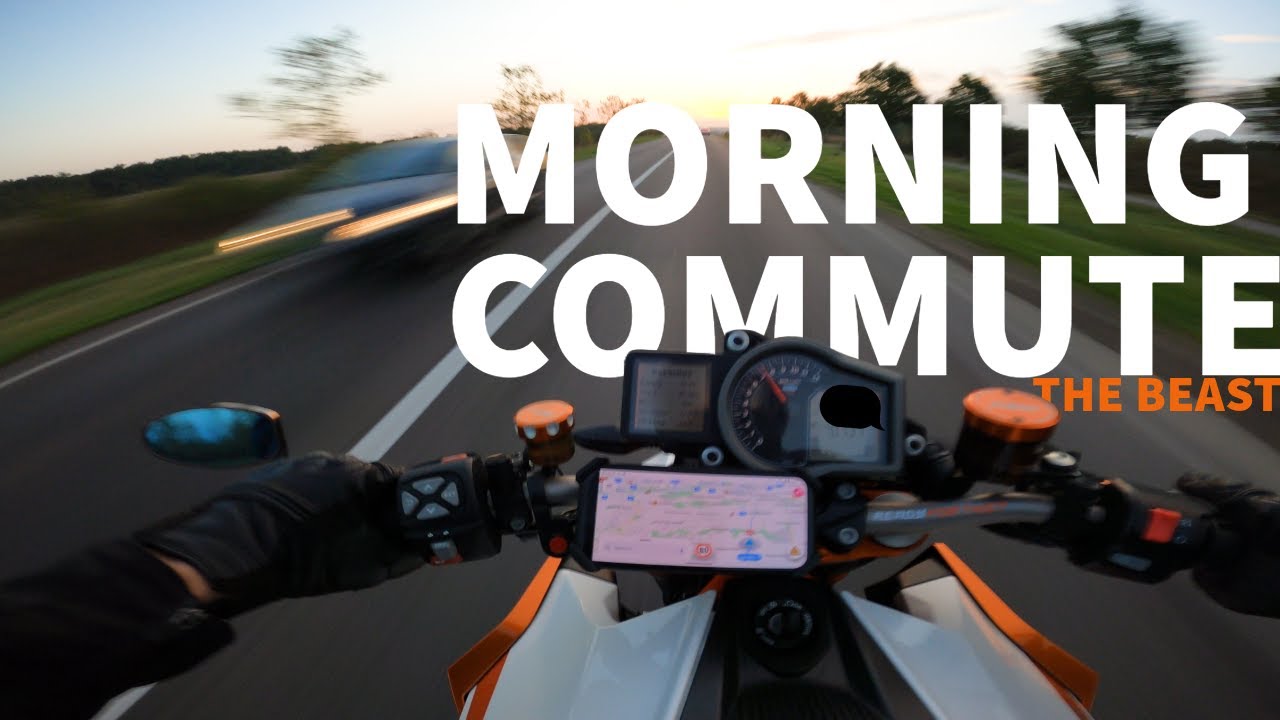 KTM 1290 SUPERDUKE R - MORNING COMMUTE (AKRAPOVIC & DECAT PURE SOUND)