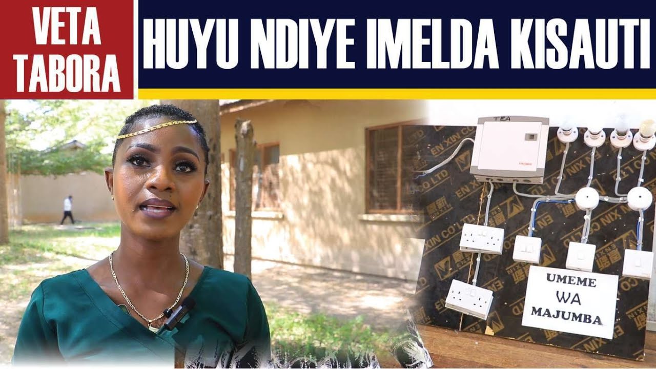 IMELDA “KISAUTI” AIBUKA KIDEDEA MWANAFUNZI BORA FANI YA UMEME WA MAJUMBA NA VIWANDA VETA TABORA,