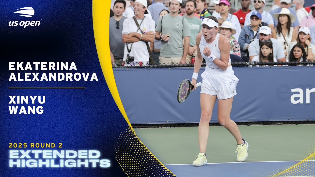 Ekaterina Alexandrova vs. Xinyu Wang Extended Highlights | 2025 US Open Round 2
