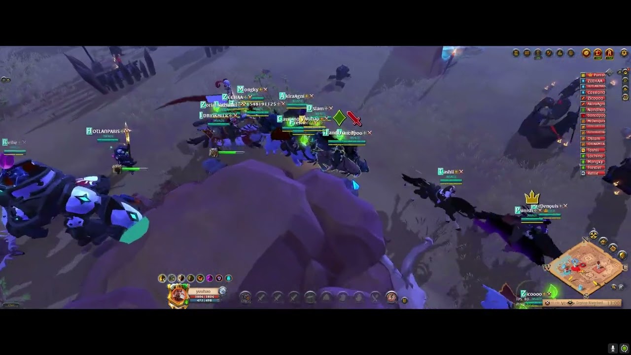 ALBION ONLINE | INVADE VS KUMA (HALLOWFALL) | SMALL SCALE