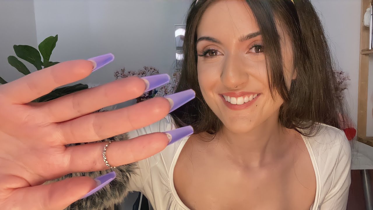 ASMR *getting something out of your eye* with hand movements