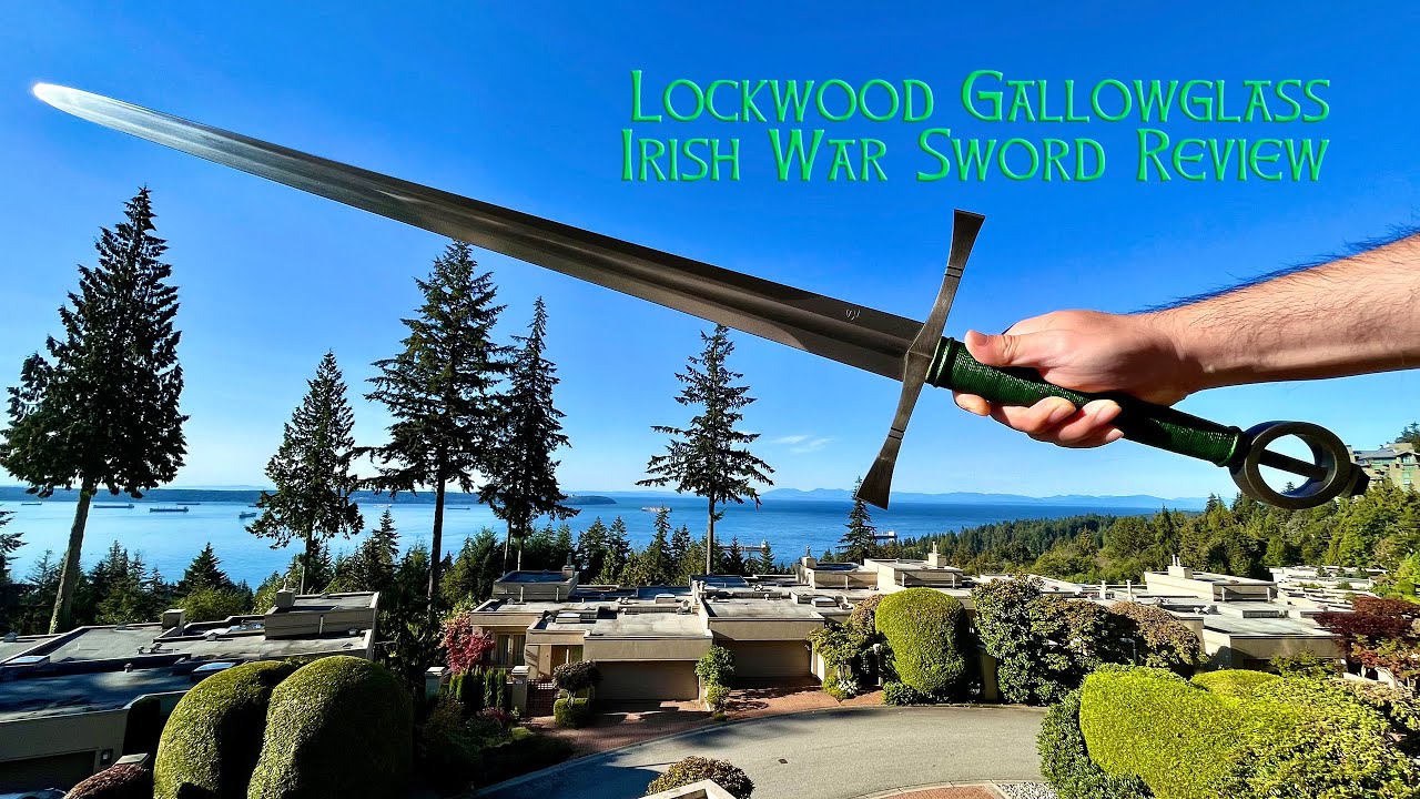 Lockwood Gallowglass Irish War Sword with Ring-Pommel Cutting & Review, St. Patrick's Day Special!