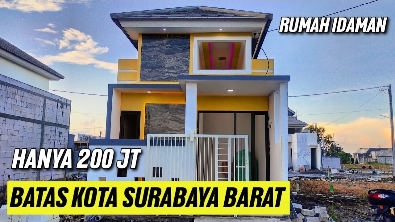 ASLI MEWAH BANGET ‼️ CUMA 200 JT DEKAT BENOWO SURABAYA BARAT ‼️ MINIMALIS MODERN - Bakul kapling