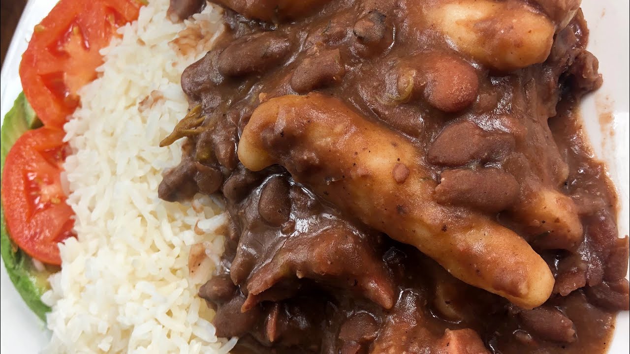 Классический тушеный горох по-ямайски