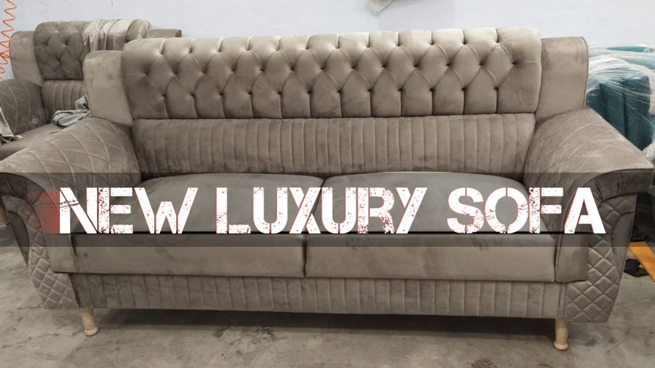 new stylish sofa and sofa cushions making luxury sofa set