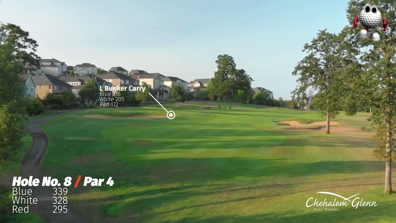 Beauty Meets Challenge! | Navigating Hole 8 at Chehalem Glen Golf Course, Oregon