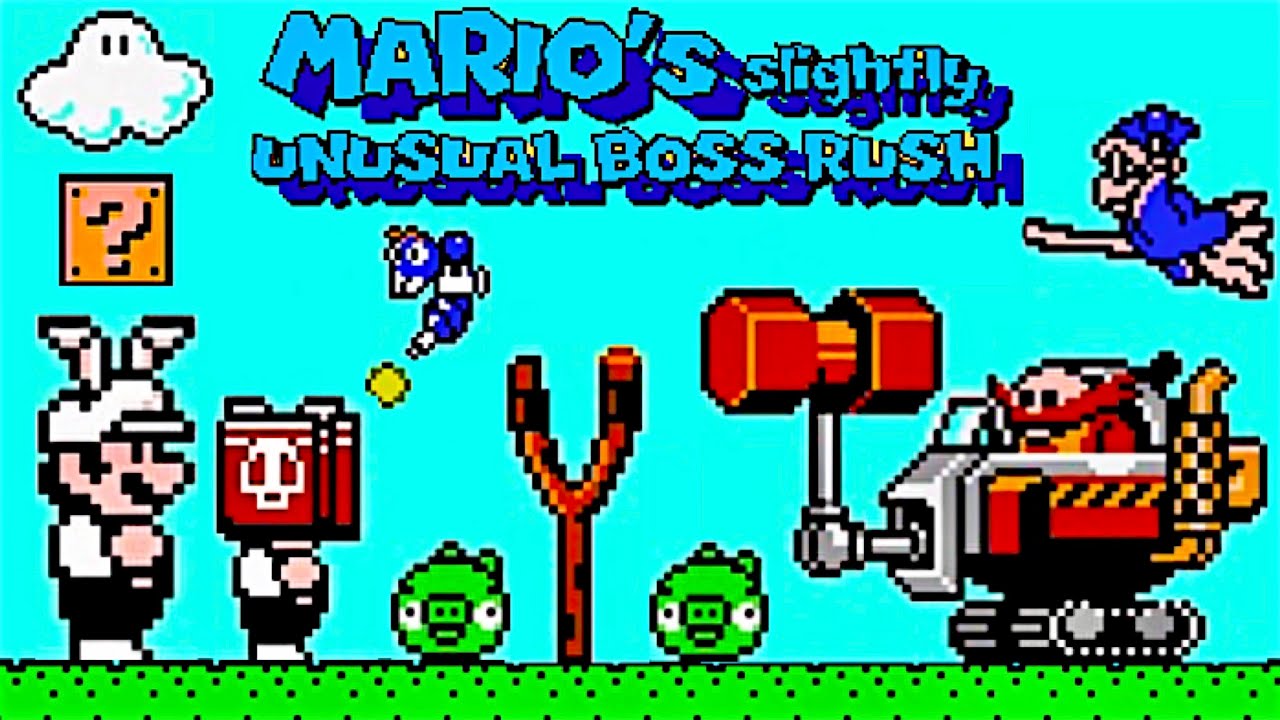 Mario's Slightly Unusual Boss Rush|Playthrough|Fan-Game #supermariobros #fangame #retrogaming