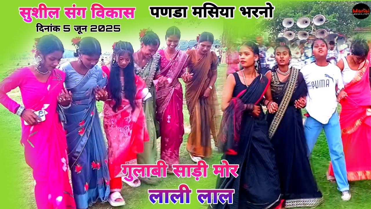 गुलाबी साड़ी तोर लाली लाल 2025 Casio music video/सादी सुशील संग विकास गांव पणडा मसिया भरनो