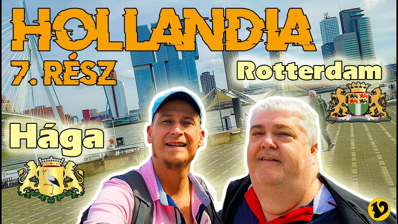 🇳🇱 Hollandiai utazás 7. RÉSZ 4K (hetedik nap - HÁGA, ROTTERDAM és a tulipánföldek) 