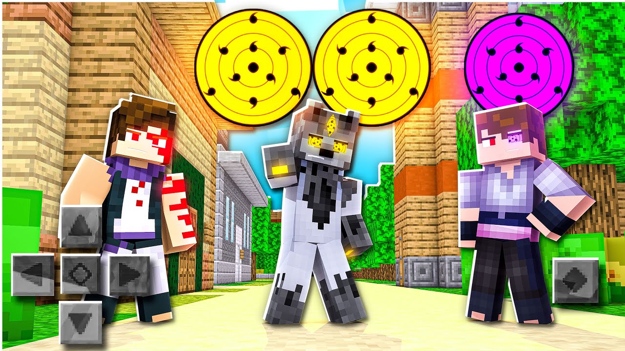 Minecraft PE - Naruto A W #1 - OS PODERES DO RINNEGAN DOURADO E DA KARMA DO JIGEN NA NOVA SÉRIE??