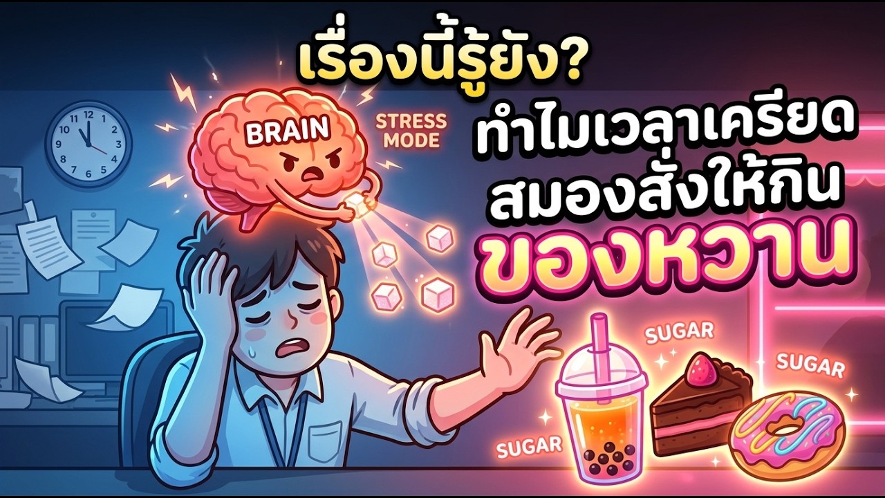 เรื่องนี้รู้ยัง? ทำไมเวลาเครียด สมองถึงสั่งให้เรากินแต่ 
