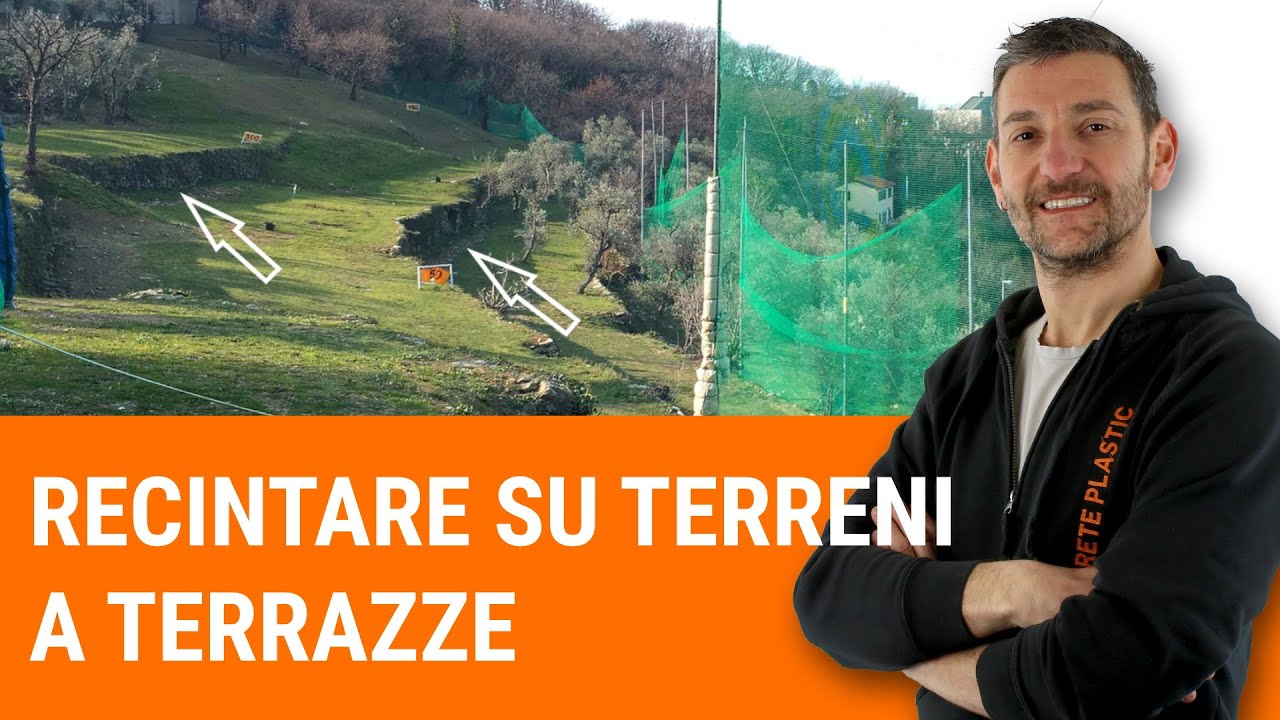 Recinzione su terreni con terrazzamenti. Come fare?