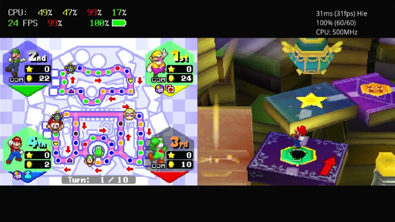 DSVita 0.9.0 Mario Party DS