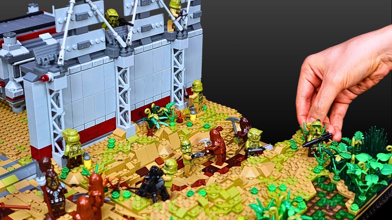Building Defenses For My Lego Clone Base Diorama