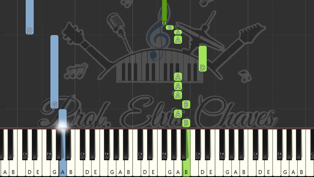 🎹 Cabeça Branca - 6596 - Tierry - Tutorial Teclado Fácil