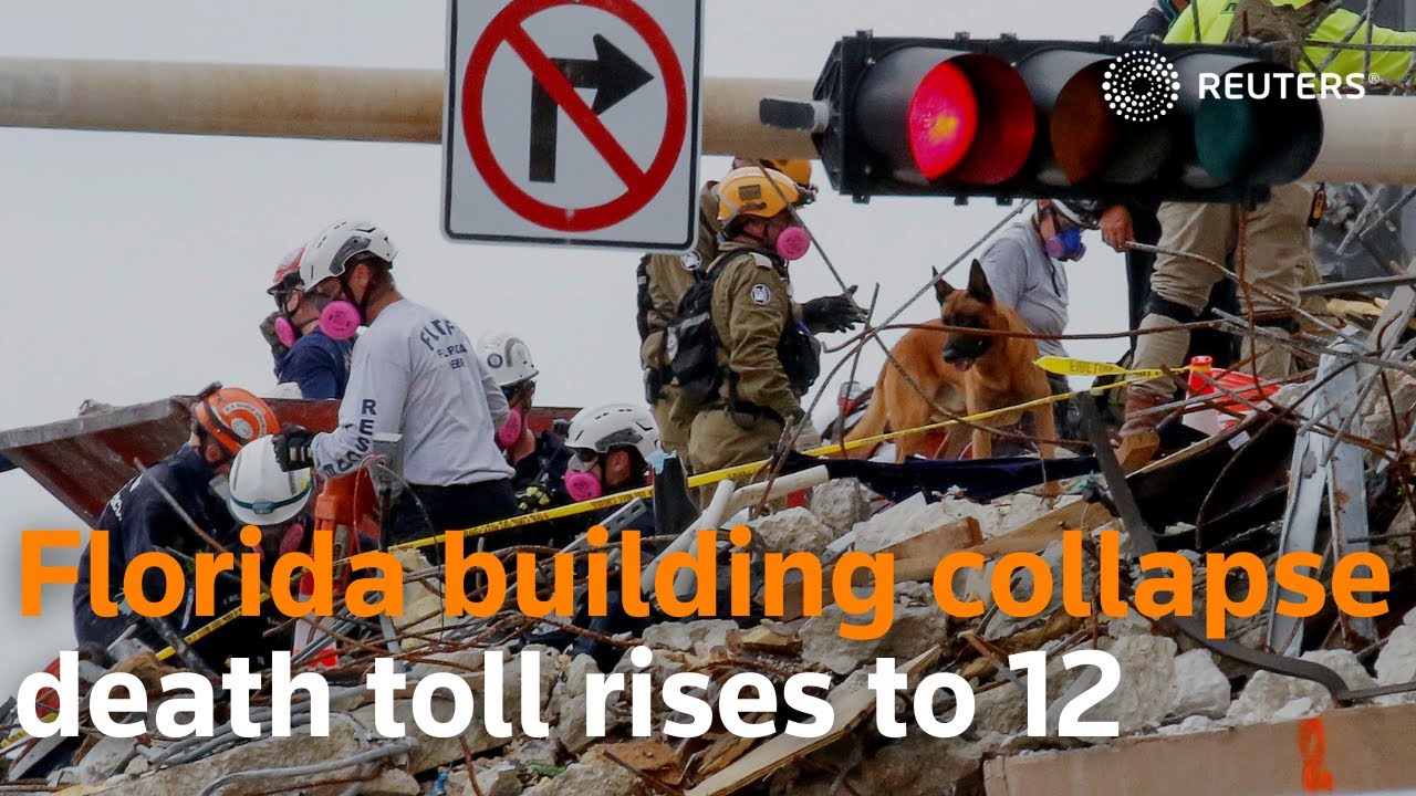Florida building collapse death toll rises to 12