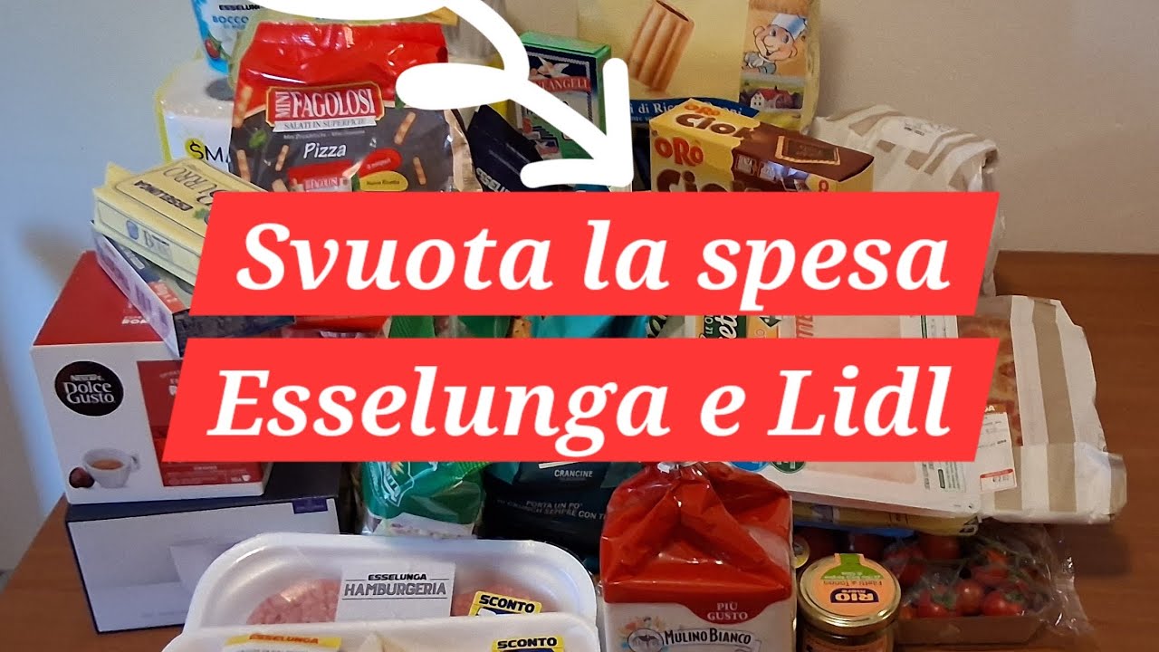 Svuota la spesa Esselunga e Lidl ...