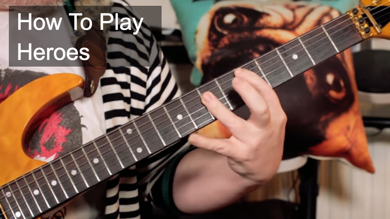 'Heroes' David Bowie Guitar Lesson