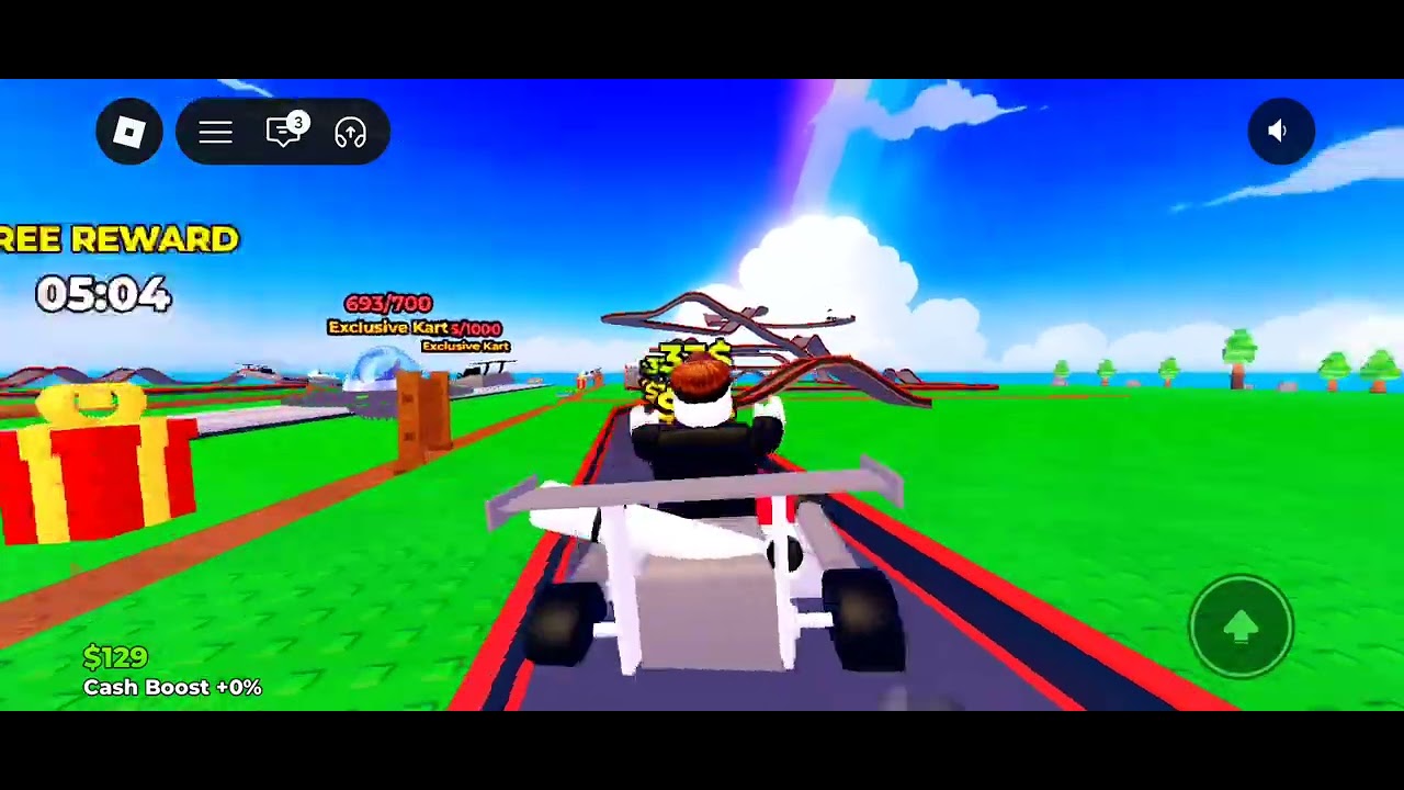 Build a go-kart track (on Roblox)