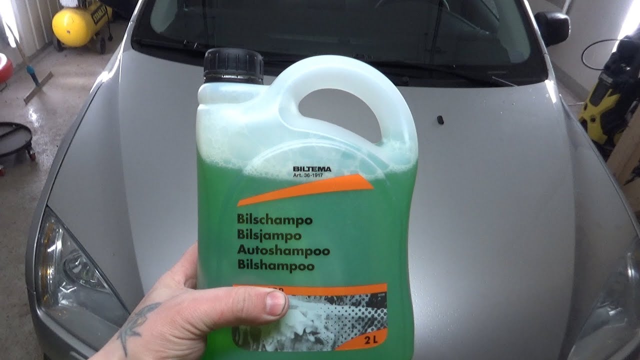Biltema autoshampoo