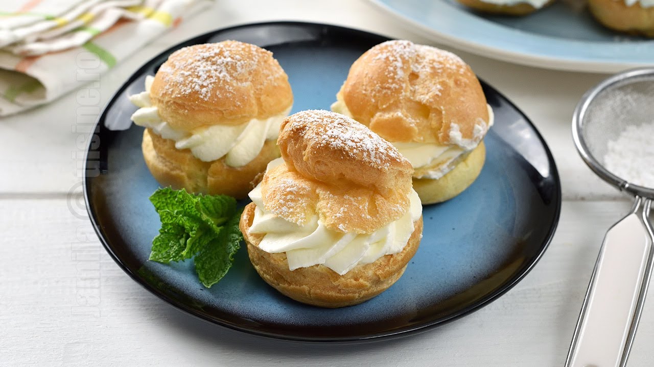 Choux a la creme cu vanilie (CC Eng Sub) | JamilaCuisine
