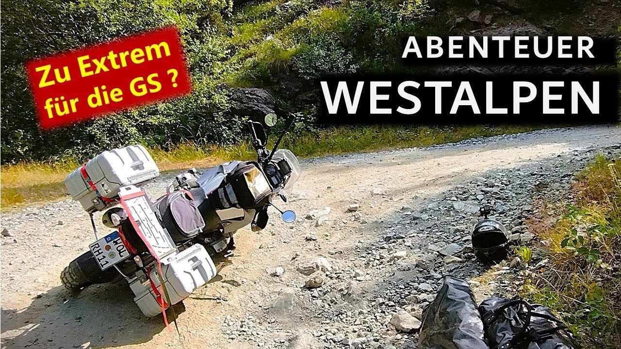 Abenteuer Westalpen // Abruptes Ende meiner Motorradreise // On & Offroad Motorcycle Trip