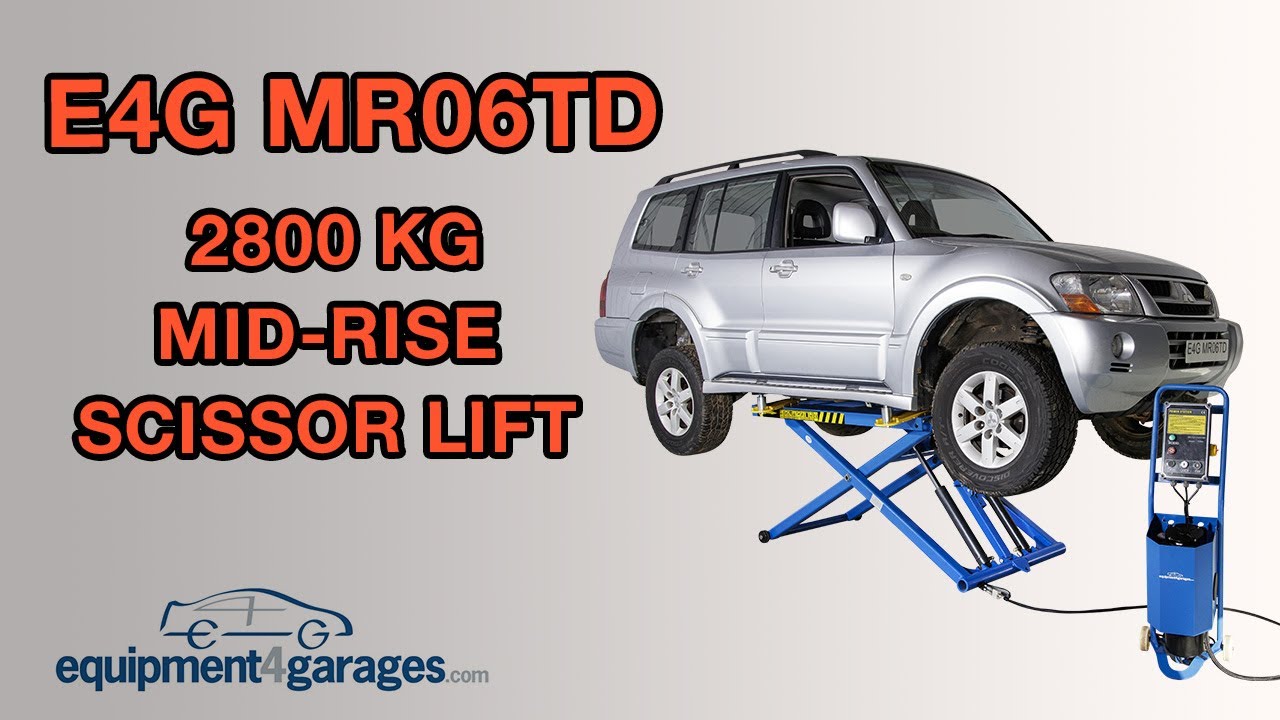 E4G MR06TD Portable Mid-Rise Scissor Lift - 2.8 1ph