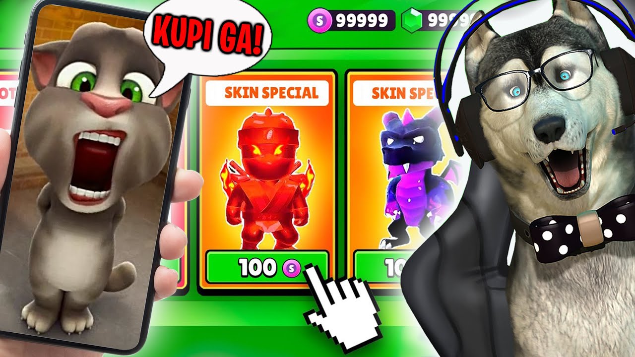 STUMBLE GUYS ALI MI TALKING TOM KONTROLISE ZIVOT 24H!