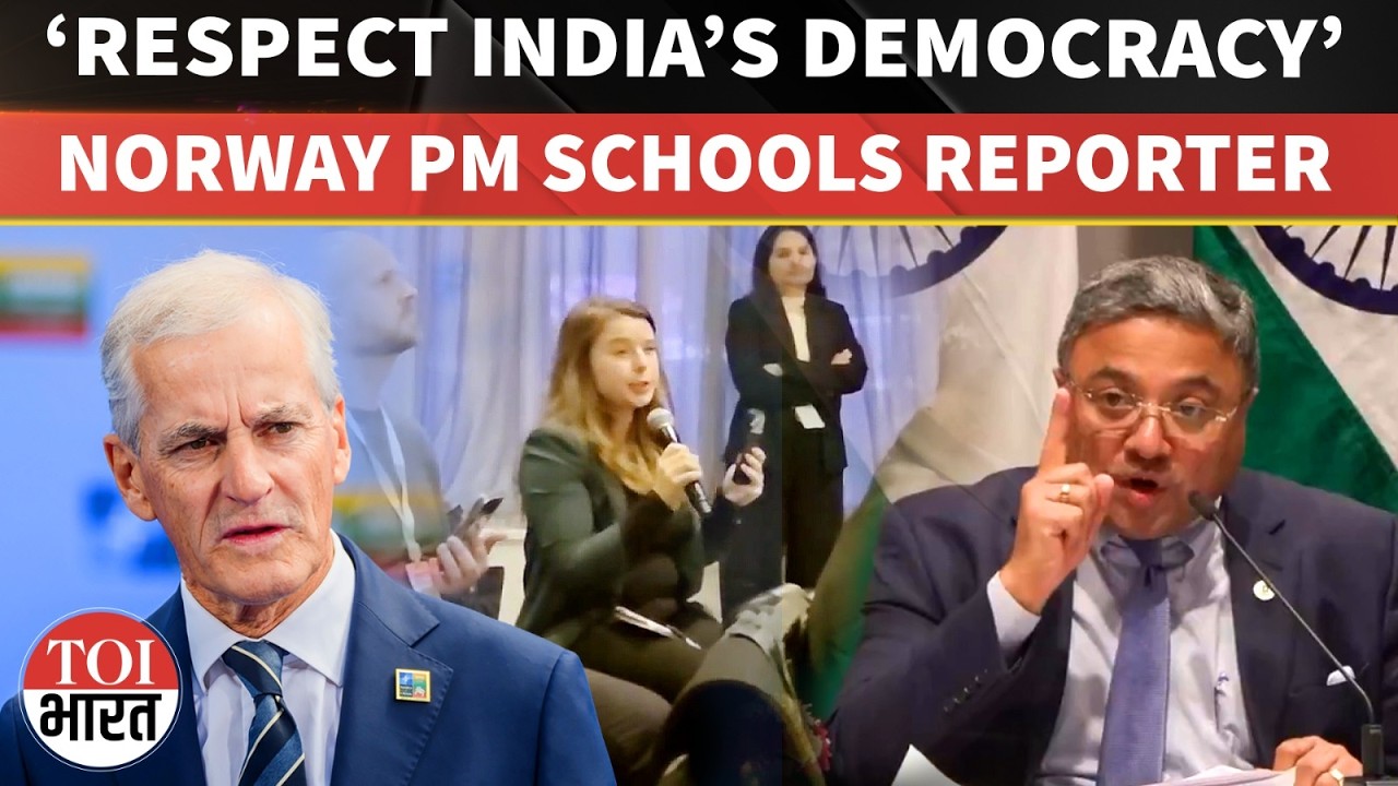 Norway PM Defends India, Asks Journalist Helle Lyng To Respect Indian Democracy