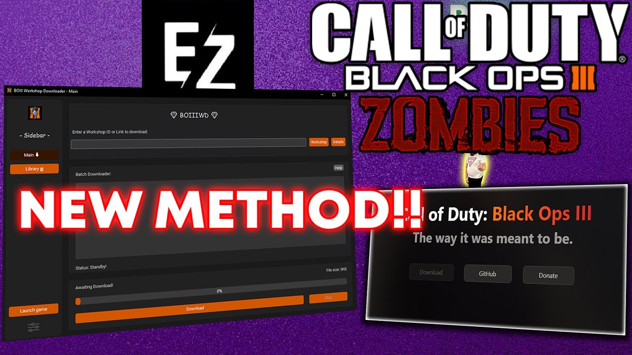 (NEW) How to Download CUSTOM ZOMBIES MAPS/MODS on Black ops 3! (Pirated/Non-Steam/EZ BOIII Client)