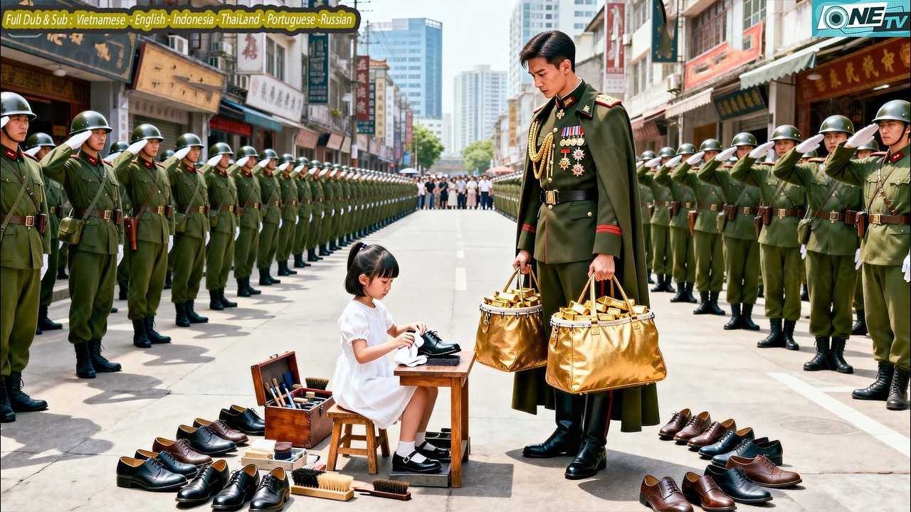 Девочка чистит обувь на улице ради больной матери, не зная что она дочь миллиардера