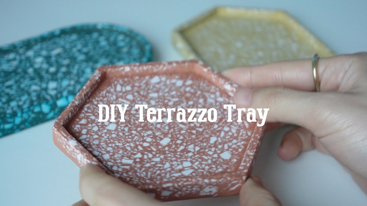DIY 석고 트레이 만들기 | 테라조 트레이 | Terrazzo Tray