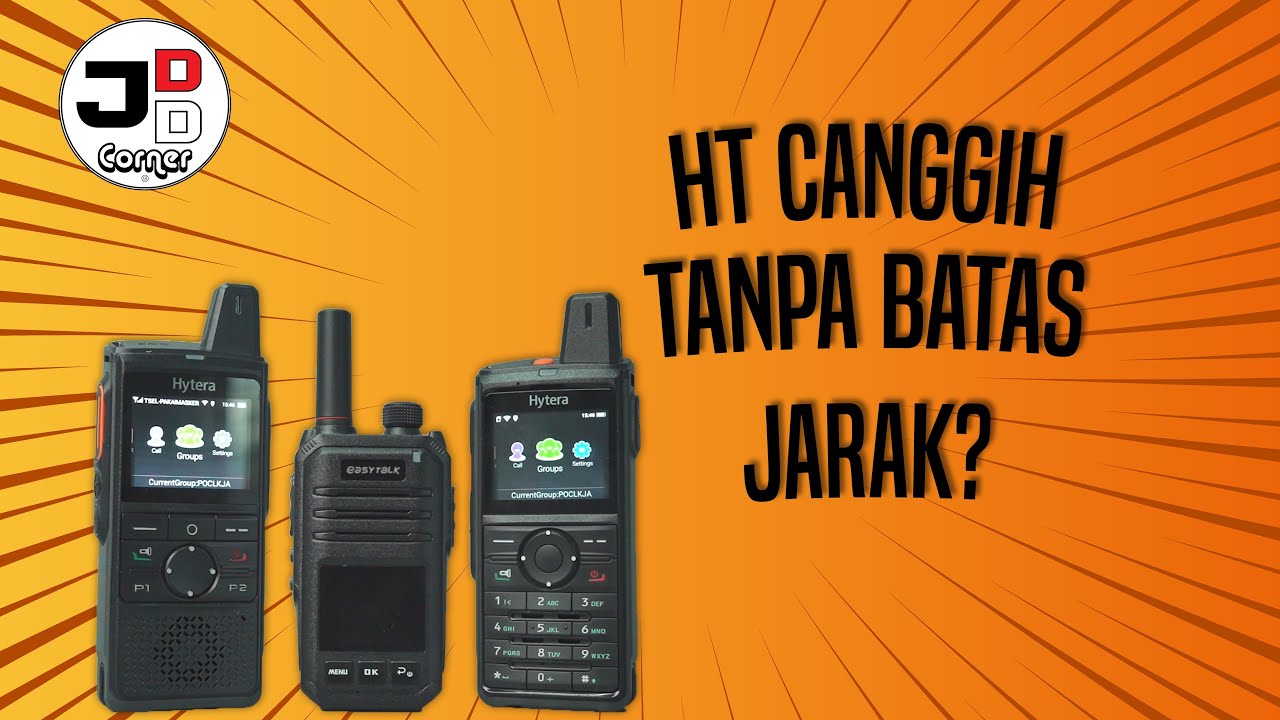 Begini Cara Kerja HT POC Internet Wifi Akun Permanent Hytera & Easytalk | JDD Corner