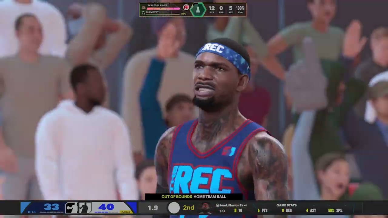 Solo Rec_2k26 Double Double 26 Points and 10 Assist Playing Point Forward