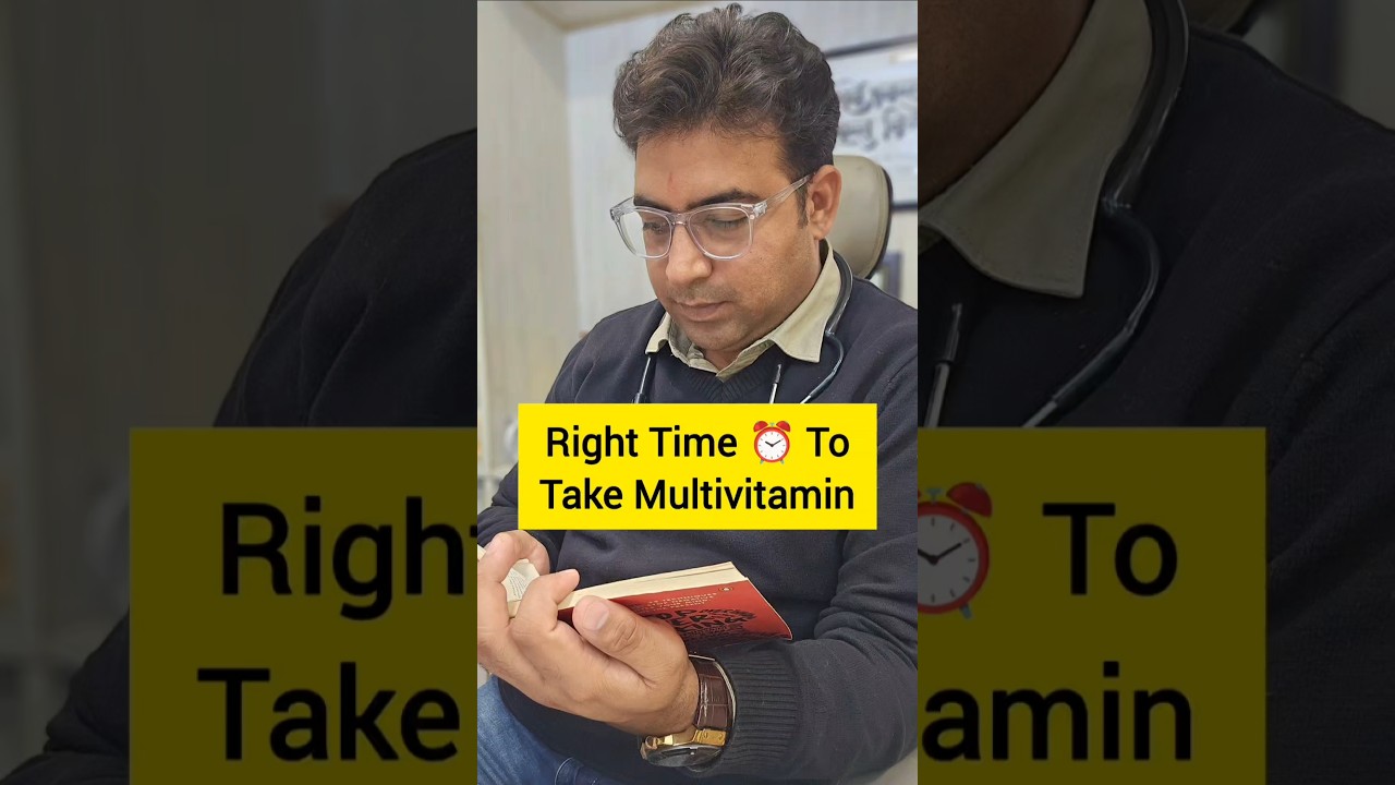 Right Time ⏰️ To Take Multivitamins  