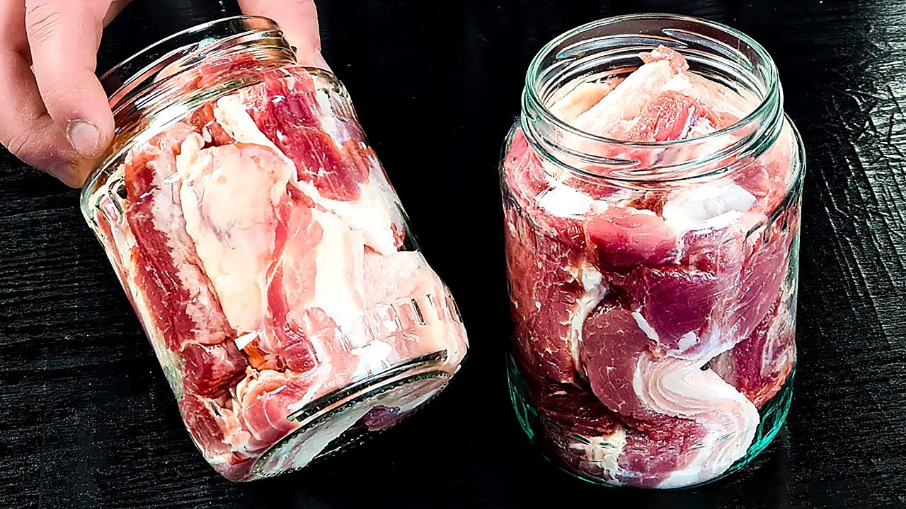 ICH KOCHE FLEISCH IN EINEM GLASGEF&Auml;SS! SO EIN REZEPT HAST DU NOCH NICHT GESEHEN!