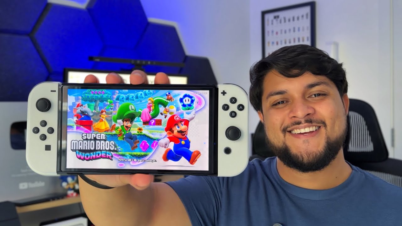 COMO É TER UM NINTENDO SWITCH OLED EM 2026!AINDA VALE A PENA?